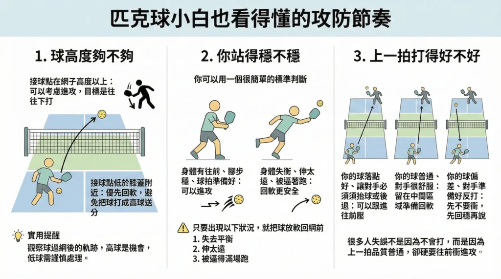 匹克球攻防節奏