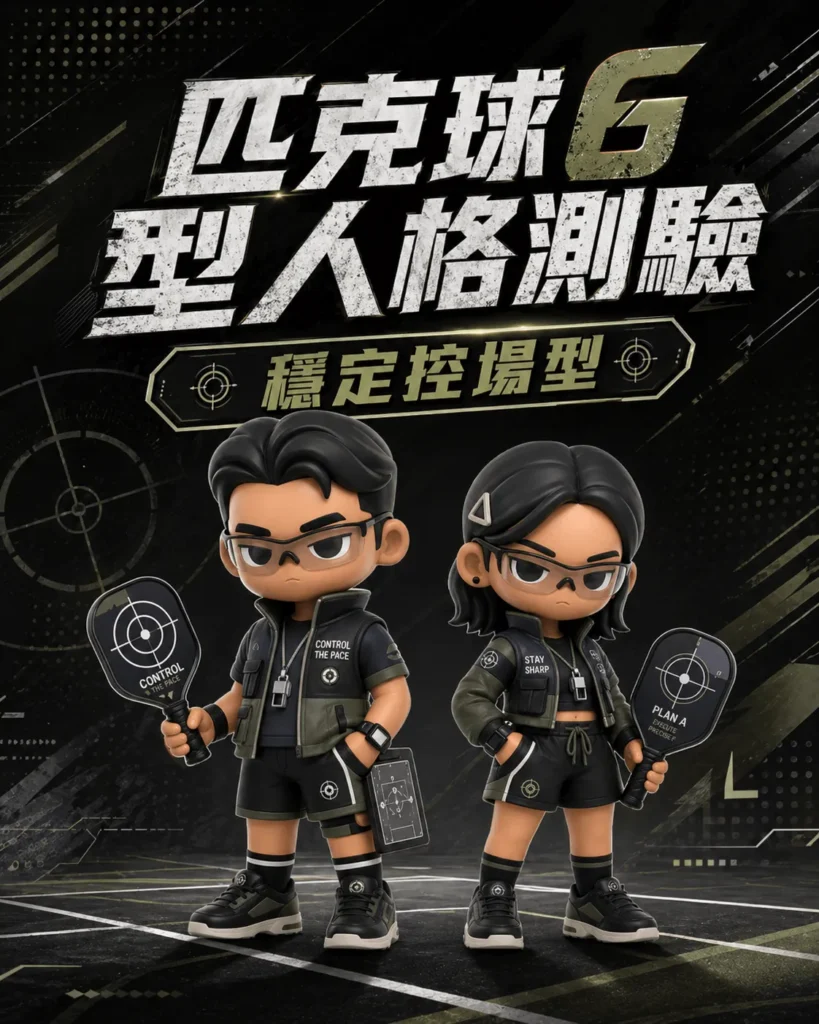 匹克球 6 型人格